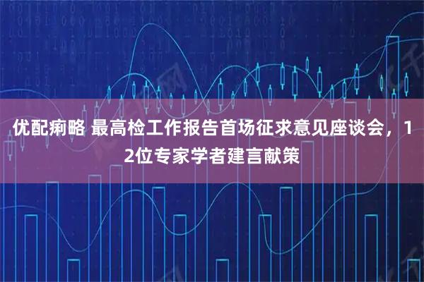优配痢略 最高检工作报告首场征求意见座谈会，12位专家学者建言献策